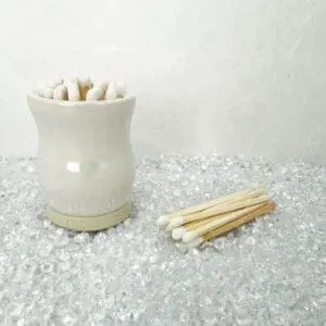 Our white match striker includes white-tipped safety matches